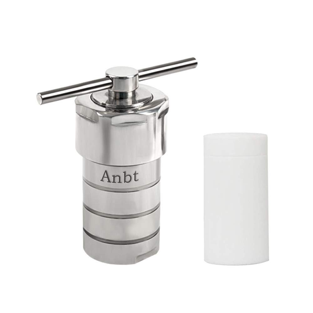 PTFE – Reactor de autoclave de síntesis hidrotérmica de 3 Mpa, resistencia de alta presión para ácido fuerte, disolvente orgánico, material