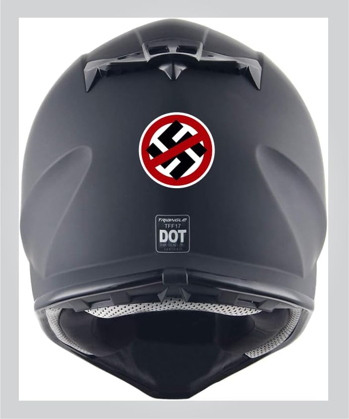 Adhesivo antifascista antifascista antinazi No Nazis Never Again Stop Hate Anti-Hate No Hate Love Not Hate Cup Car Truck Helmet Laptop Bottle Bumper