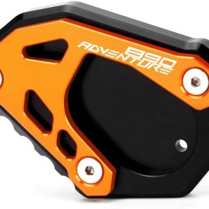 Placa de extensión para soporte lateral de motocicleta compatible con KTM 890 AdventureR 2020-2023  Soporte de almohadilla de pie 890 ADV 890ADV Placa de extensión para soporte lateral de motocicleta compatible con KTM 890 AdventureR 2020-2023  Soporte de almohadilla de pie 890 ADV 890ADV