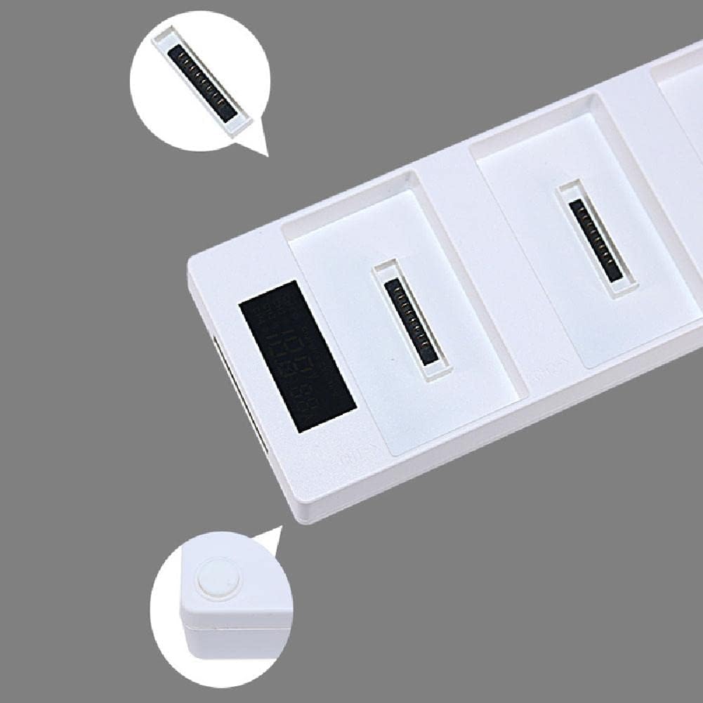 MOOKEENONE 1* 3-Port Cargador de batería de carga rápida Base Adaptador de base para DJI Phantom 4 ProAdvPro+