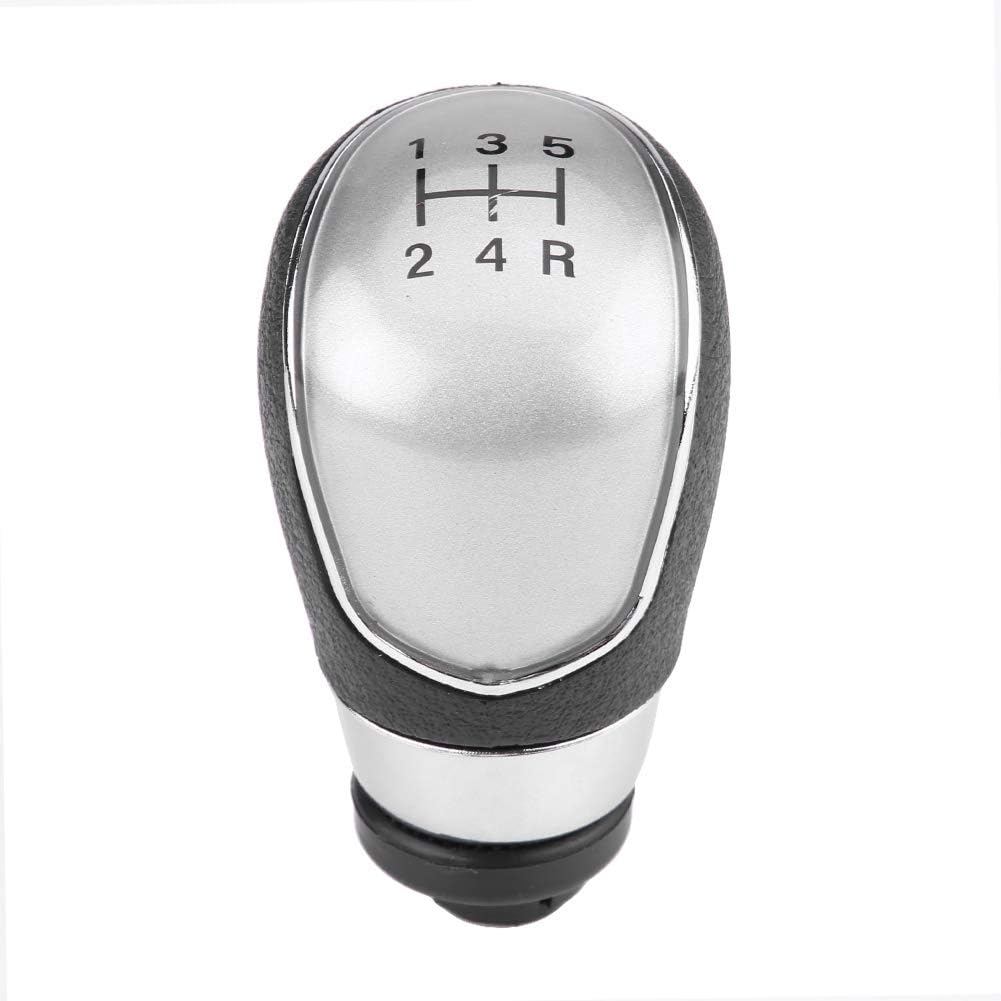 KIMISS Pomos de palanca de cambios, coche 5 velocidades palanca de cambios de palanca de cambios cabeza para Ford Focus Fiesta mk7 2008-2013