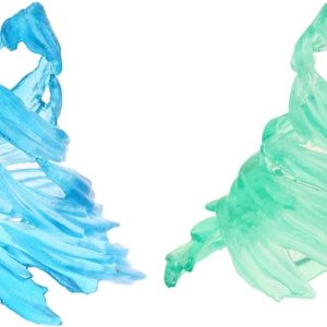 2 figuras de anime con efecto de patada 2 figuras de anime con efecto de patada