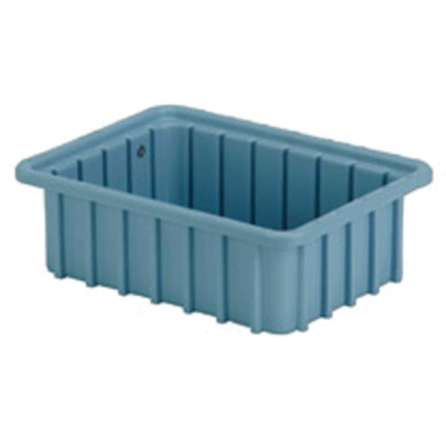 Caja divisora, 10-1316″ X 8-516″ X 3-12″, azul claro – Lote de 16