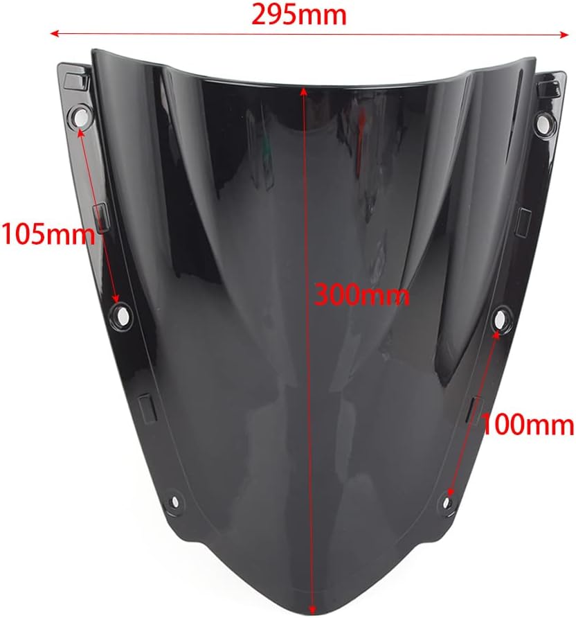 GZYF Parabrisas delantero de motocicleta para Kawasaki Ninja ZX10R 2021 2022 2023, iridio oscuro
