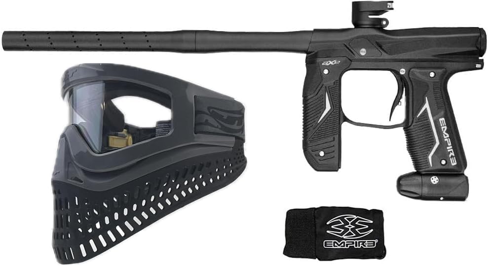 Empire Axe 2.0 – Marcador de pistola de paintball de competición con paquete de máscara de paintball JT Proflex-X
