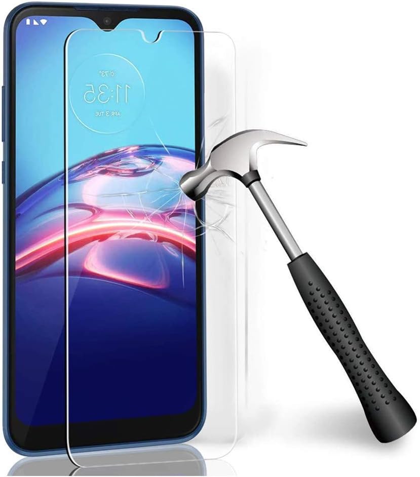 Protector de pantalla para Motorola Moto E 2020 Galss templado, película de vidrio protectora de pantalla antiarañazos de alta transparencia para