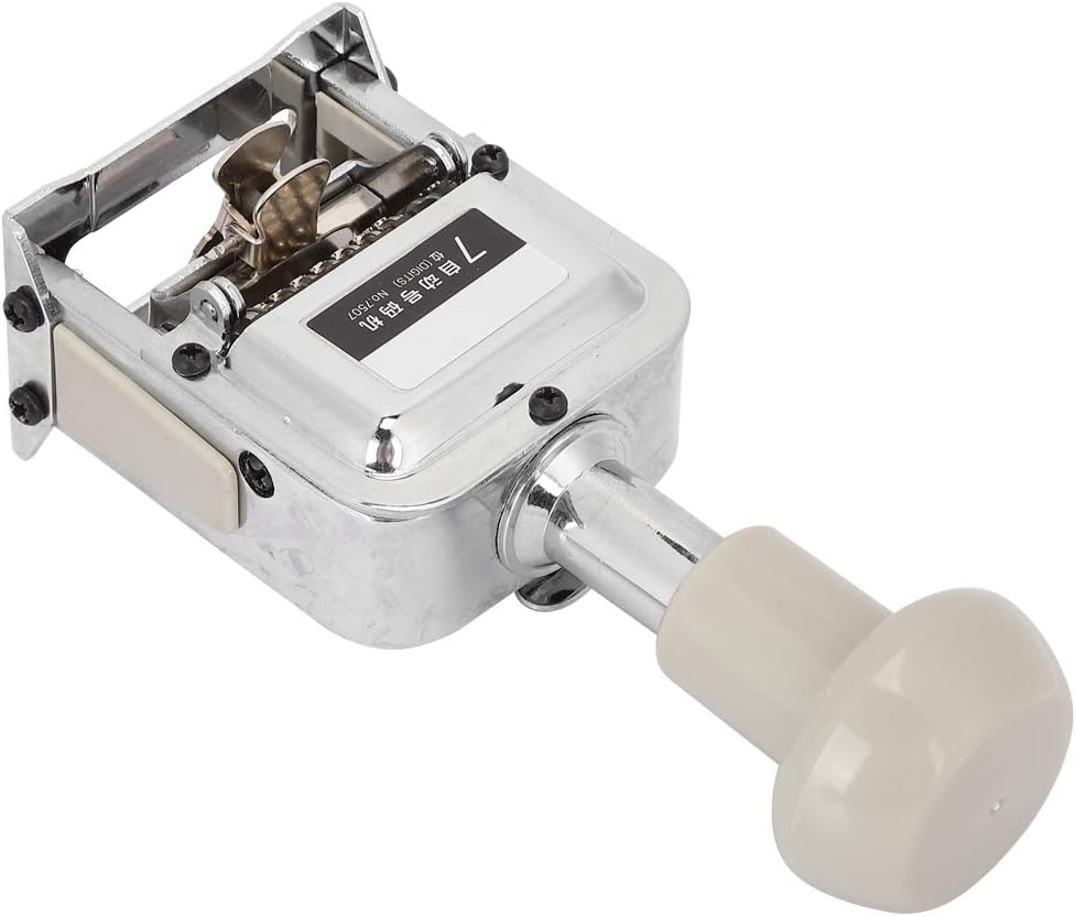 Máquina numeradora automática de sellos de numeración Bates, 7 dígitos, kits de impresión de sellos, máquina de numeración, equipo de oficina,