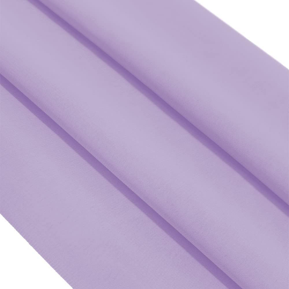The Yard – Tela de gasa color lila de 10 yardas, tela transparente de color sólido para bodas, eventos, drapeado, vestido de arco, costura,