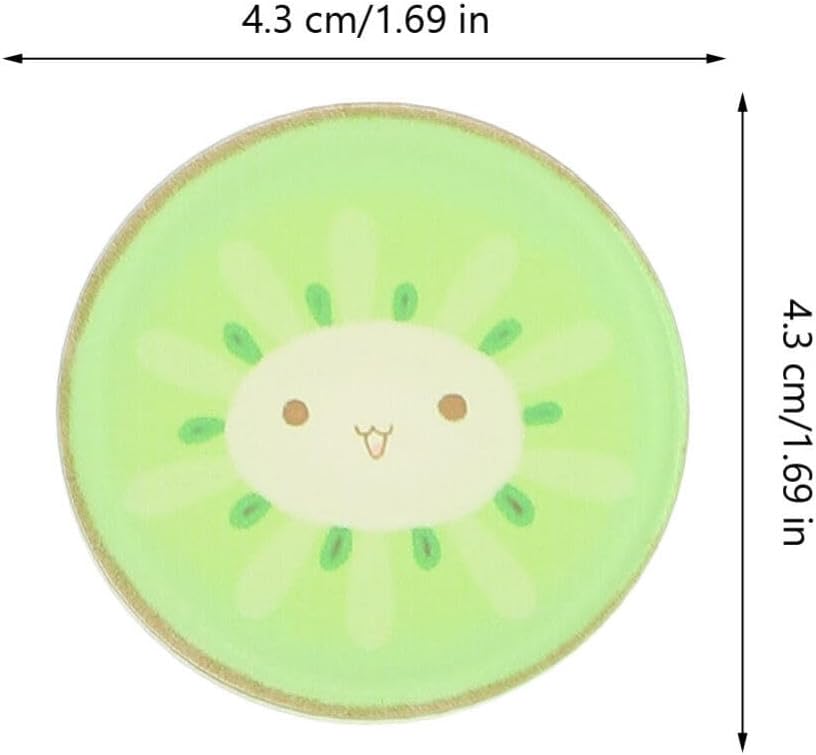 Lindos imanes de frutas para refrigerador, 10 unidades, mini imanes para refrigerador de frutas, coloridos imanes de nevera para casillero, pizarra