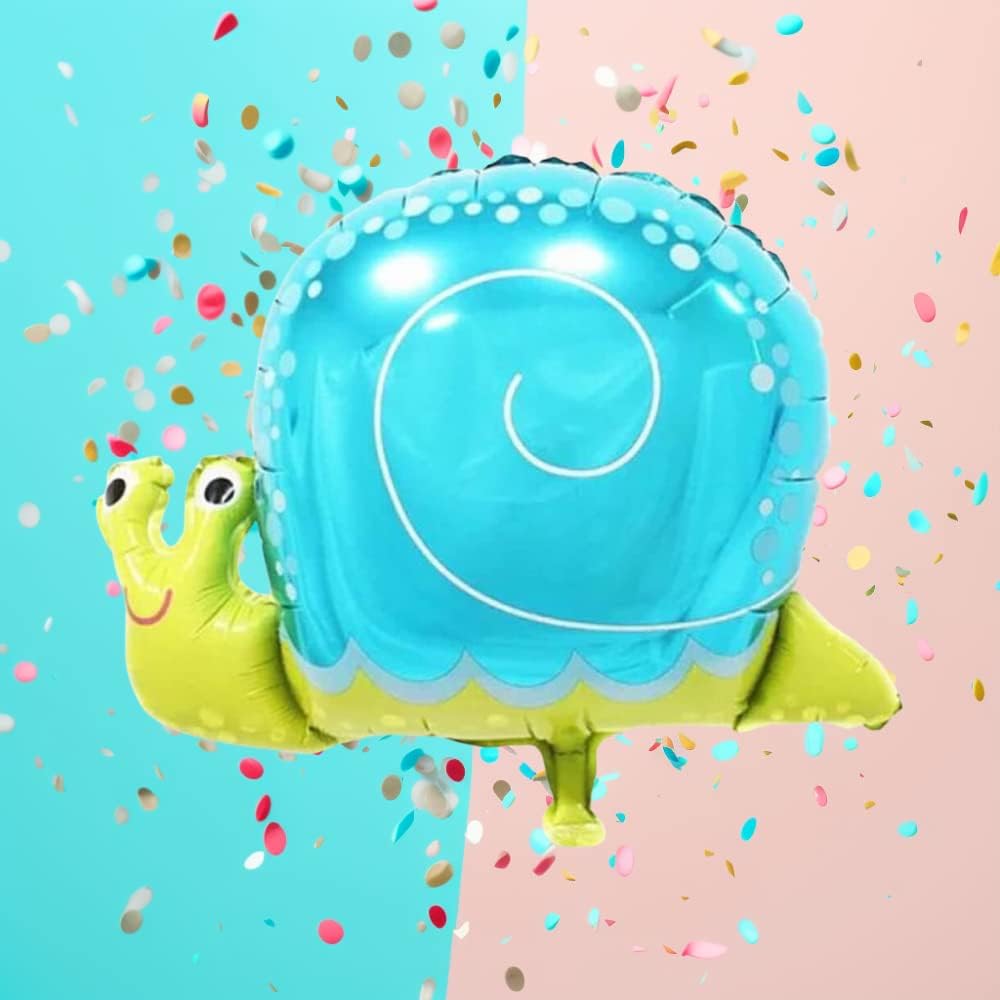 DIWULI Globo de caracol, decoraciones de cumpleaños de caracol, decoraciones de fiesta de cumpleaños de caracol, suministros de globos de insectos,