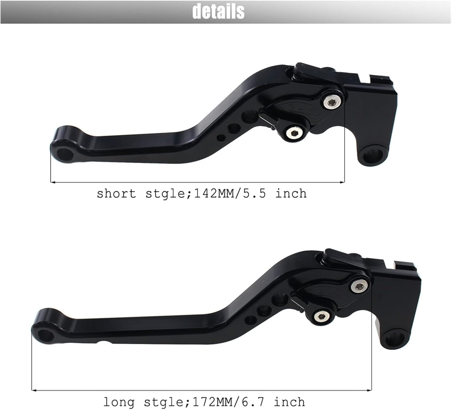 Palanca de embrague para motocicleta, manijas ajustables para motocicleta, palancas de embrague de freno corto para Yamaha XT660 XT660R XT660X