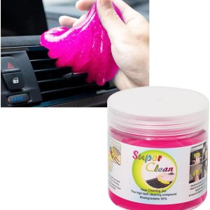 VAGURFO Gel de limpieza para automóvil, limpiador de grietas de automóvil, kit de limpieza universal para detalles, polvo automotriz, limpiador de VAGURFO Gel de limpieza para automóvil, limpiador de grietas de automóvil, kit de limpieza universal para detalles, polvo automotriz, limpiador de