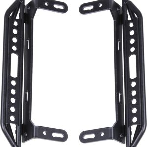 HobbyPark Estribos de pedal lateral de metal para Traxxas TRX4 TRX-4 110 RC Crawler Body Shell Accesorios (negro) HobbyPark Estribos de pedal lateral de metal para Traxxas TRX4 TRX-4 110 RC Crawler Body Shell Accesorios (negro)