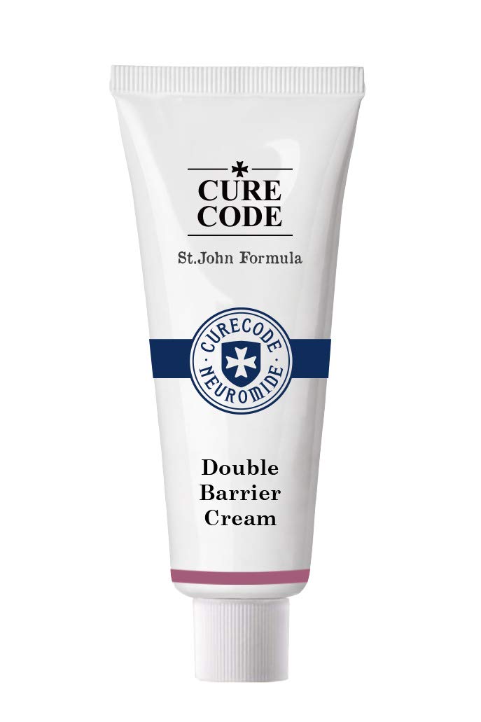 Crema de doble barrera (2.7 fl oz) Ciencia coreana del bioma de la piel con neuromida, fomenta la ceramida, alivia la piel sensible y seca,