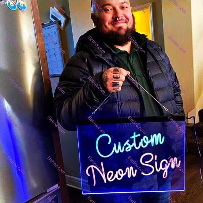 Barra de luz de neón signo cumbre brewing lámpara LED de 3 colores neón como signos para decoración de pared