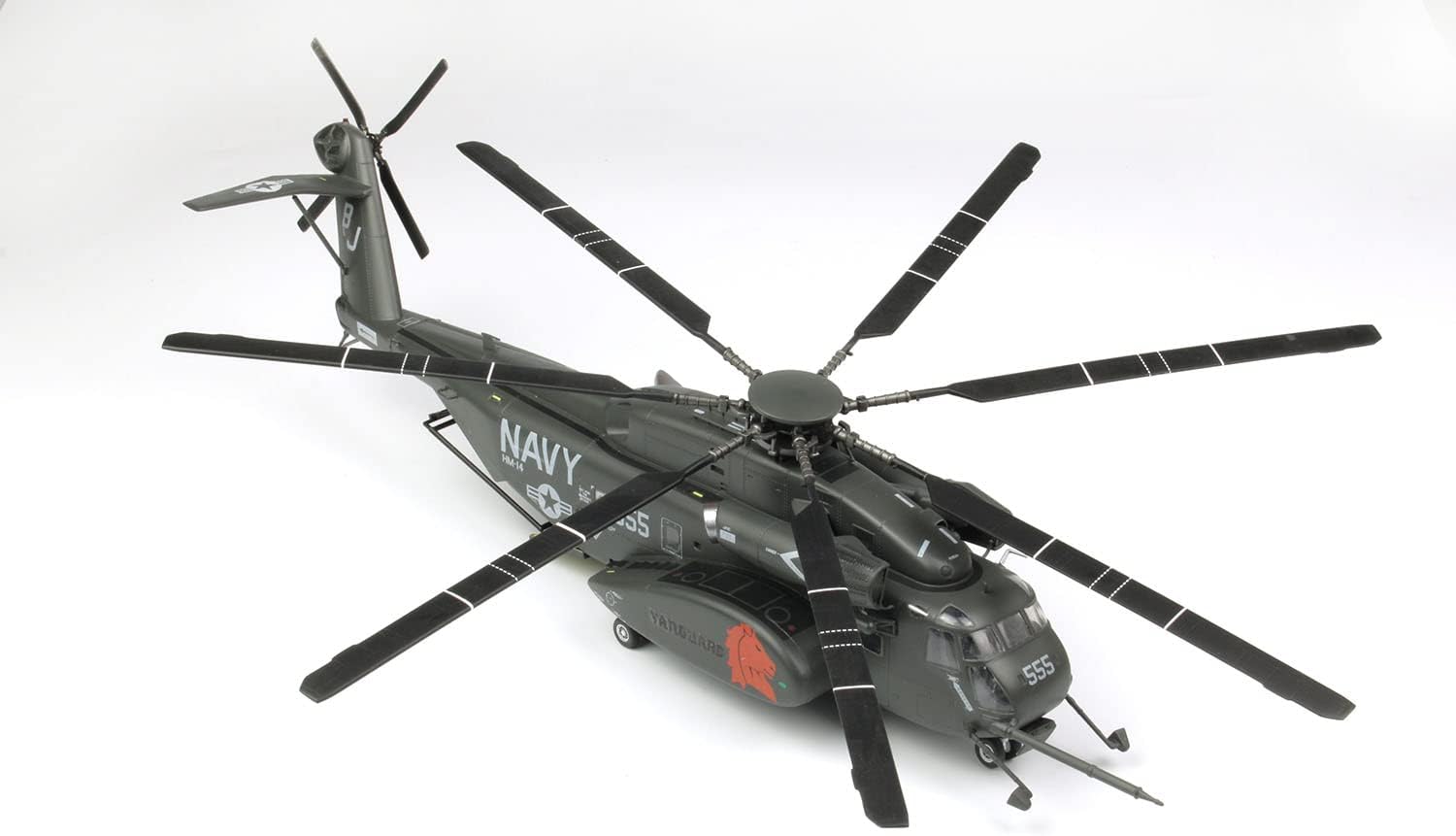 PlatzItaleri 172 US Navy Minesweeping Transport Helicopter MH-53E Seadragon HM-14 Vanguard Plastic Model TPA-18 Molded Color
