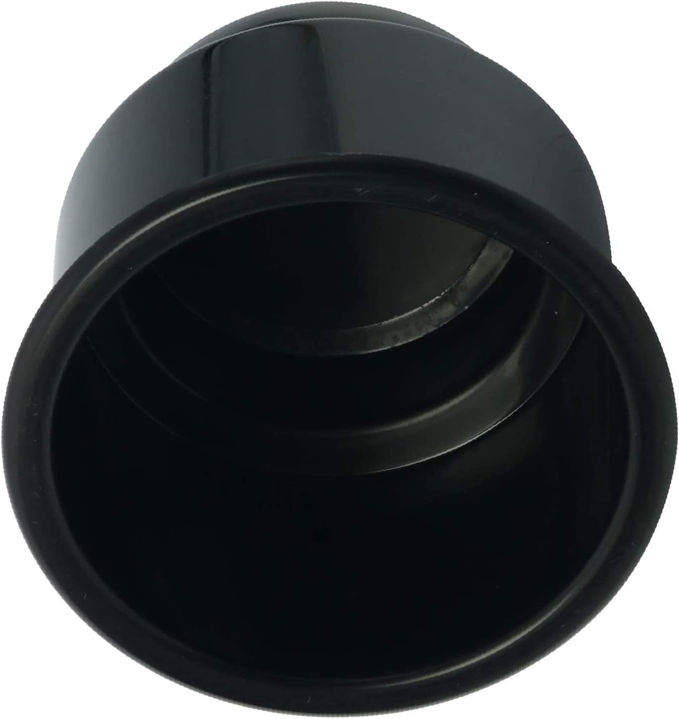 NovelBee 6 portavasos de plástico negro, soporte empotrado para bebidas con drenaje para barco, camión, automóvil, cámper, caravana, caravana