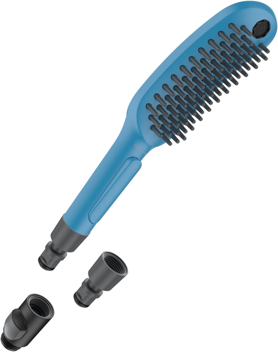 hansgrohe Ducha para mascotas al aire libre con spray de 3 rociadores de conexión rápida, spray para piernas, spray para patas en el cielo, 04973540