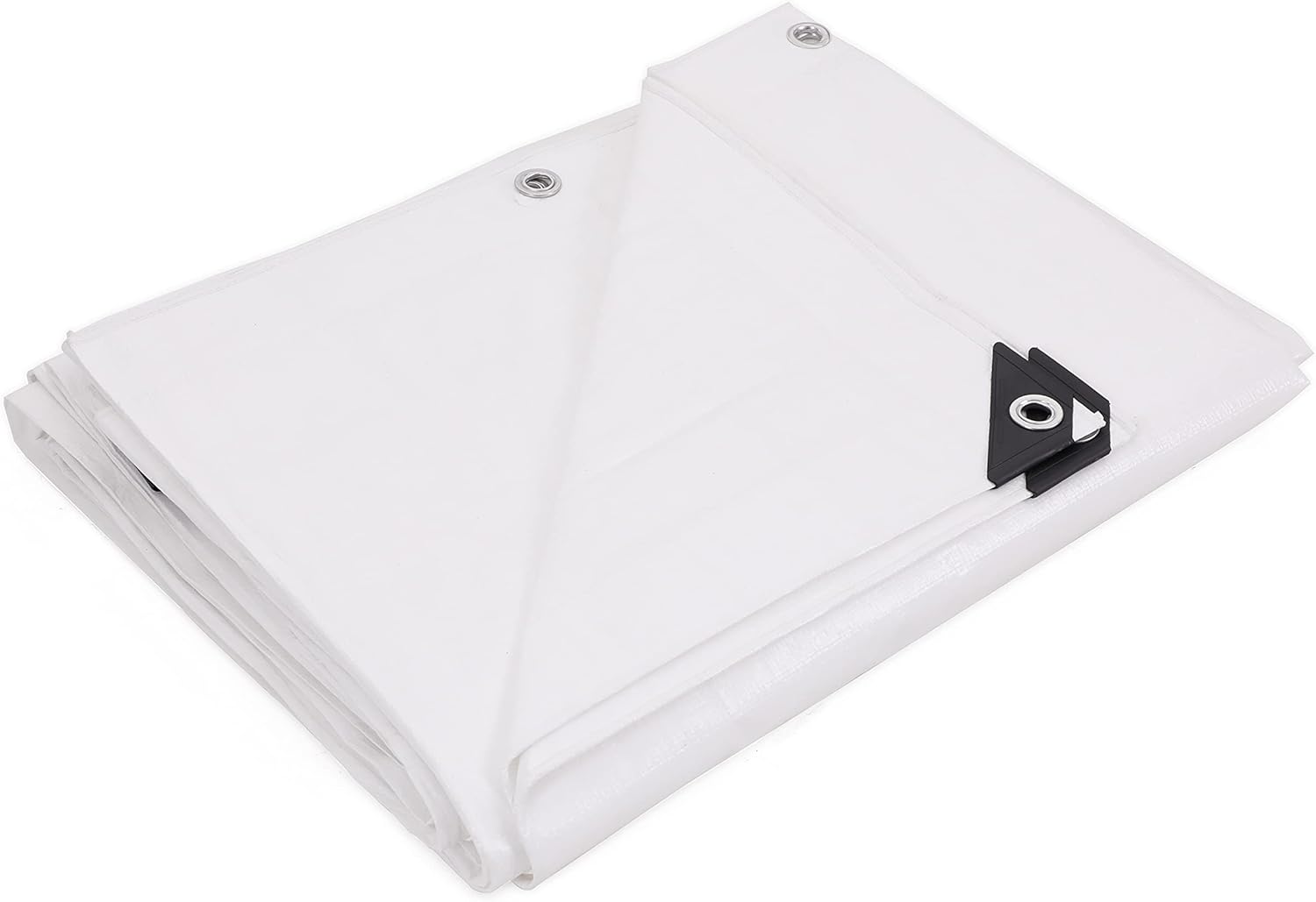 Kotap TRW-1212 – Lona de polietileno resistente de 8 mil con protección UV, 12 pies X 12 pies, blanco