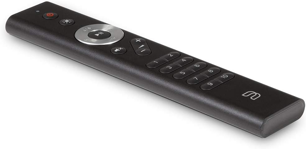 Bluesound Powernode Edge Amplificador inalámbrico de transmisión de música de alta resolución para múltiples habitaciones + control remoto RC1,