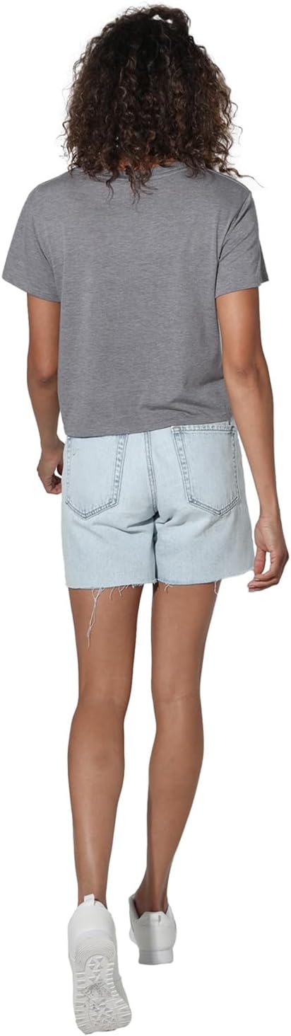 Colección oficial de camisetas de la camiseta de la mascota desgastada universitaria para mujer, jaspeado atlético