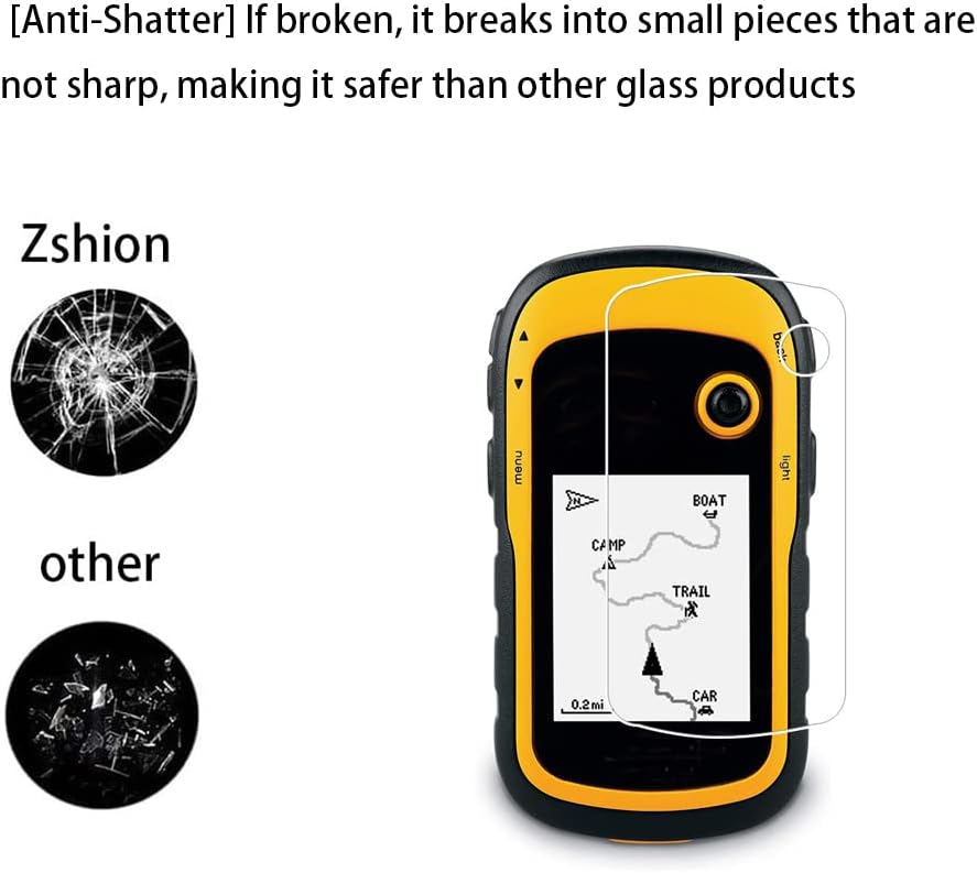 Zshion – Protector de pantalla compatible con Garmin eTrex 10 20 20 x 22 x 30 30 x 32 pulgadas, película protectora de vidrio templado para