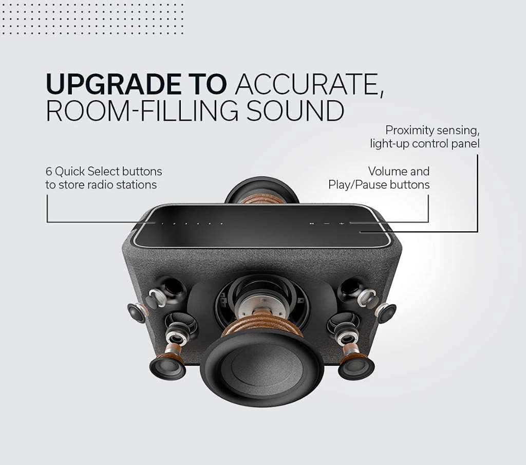 Denon Home 350 – Altavoz inalámbrico (modelo 2020)  HEOS integrado, Alexa integrado, AirPlay 2 y Bluetooth  Diseño compacto  Blanco