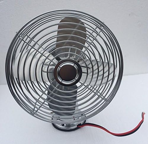 Ventilador de refrigeración para cabina de tractor descongelar cromo 2 velocidades 600 CFM, 12 V