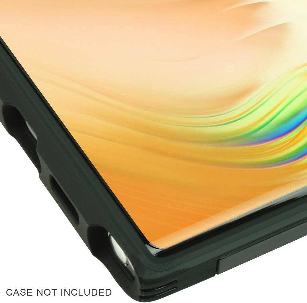 Skinomi Protector de pantalla compatible con Samsung Galaxy Note 10+ Plus (nota 10+ 5G, pantalla de 6.8 pulgadas) (2 unidades) (compatible con
