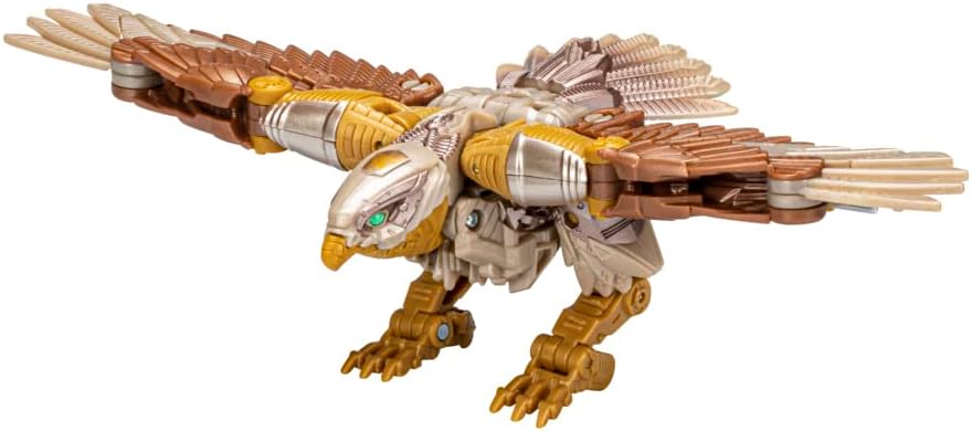 Transformers Rise of The Beasts, Airazor Deluxe Class Convertible Figure, 12.5 cm, Ages 6+