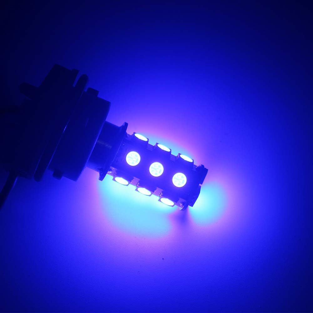 Paquete de 6 bombillas DC12V color azul 1156 BA15S 1141 1073 7506 Bombilla RV Camper SUV MPV Coche LED de repuesto bombilla de señal de giro