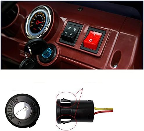 Interruptor de llave de arranque eléctrico cerradura de puerta accesorio para niños paseo en coche niños paseo eléctrico en juguetes piezas de