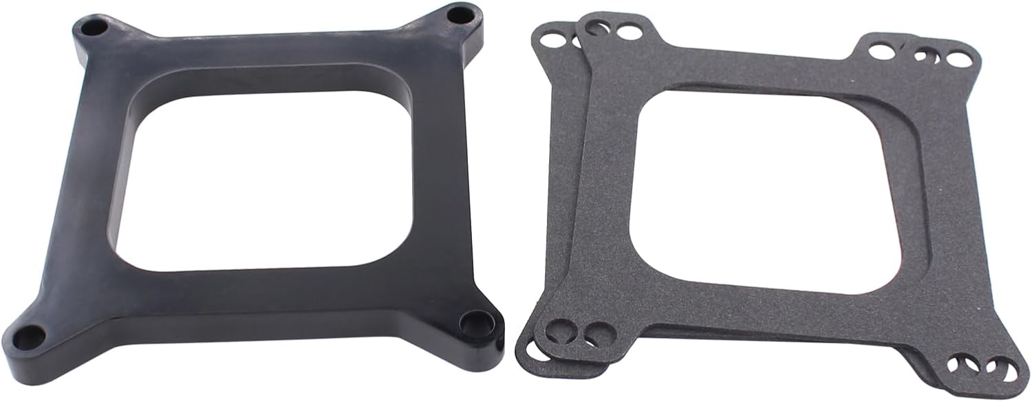 ApplianPar Juntas de adaptador espaciador de carburador de 12 “para Holley Street Demon para Chevy 4BBL SBC BBC para Edelbrock Carb