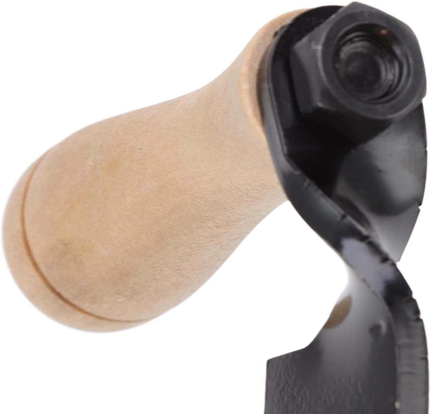 Fdit HRC 30 Cuchillo curvo de acero de tungsteno duradero, herramienta de afeitado curvada, herramienta de descortezado para carpintería, cuchillo