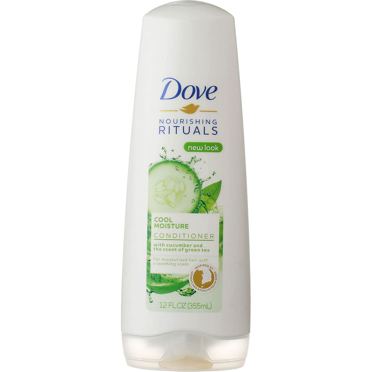 Dove Nourishing Secrets – Acondicionador, paquete de 1 unidad Cool Moisture de 12.0 onzas líquidas