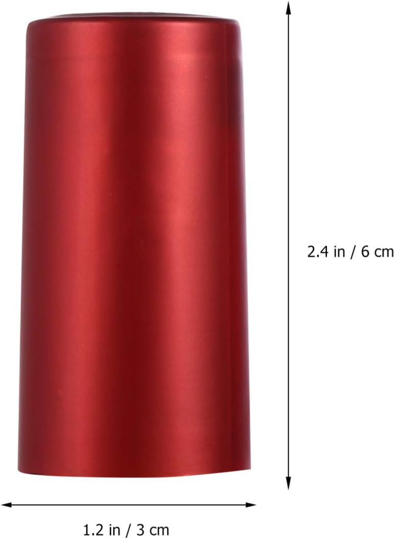 NUOBESTY 100 cápsulas termorretráctiles para botellas de vino, tapas retráctiles, envoltura retráctil de vino, cápsulas de botellas de vino, tapas