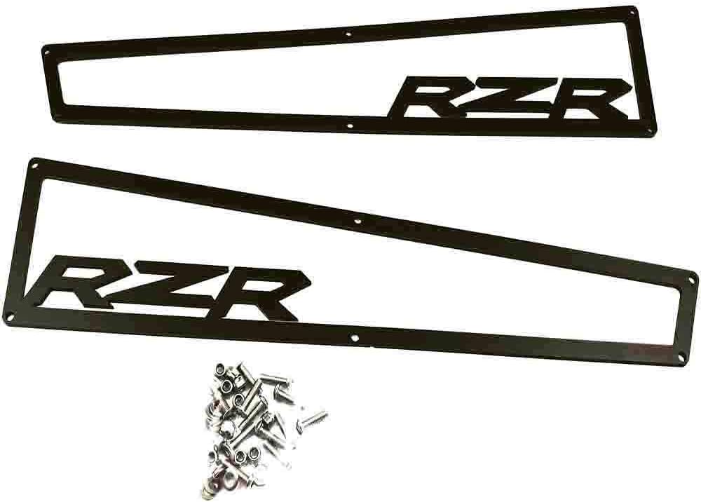 2014-2018 Polaris RZR XP 1000 XP4 1000 y Turbo cubiertas de ventilación laterales incluye herrajes de acero inoxidable “aluminio negro anodizado”, 1