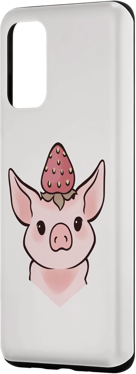 Galaxy S20+ Cute Swine Sow Strawberry Mini Pig Case