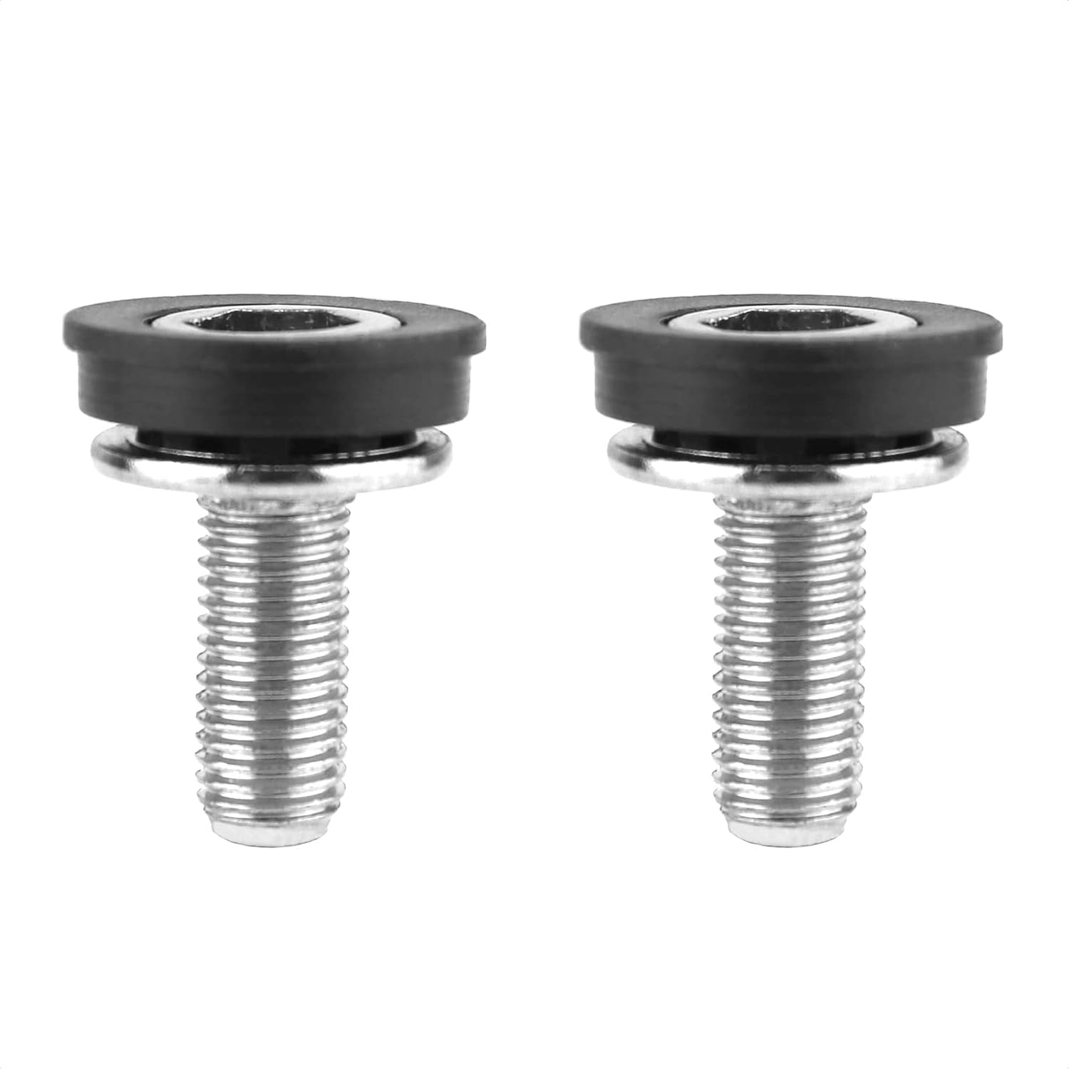 Tornillo de fijación con manivela hexagonal de 0.315 in para bicicleta con tapas para bicicleta con agujero cuadrado soporte inferior, Suntour