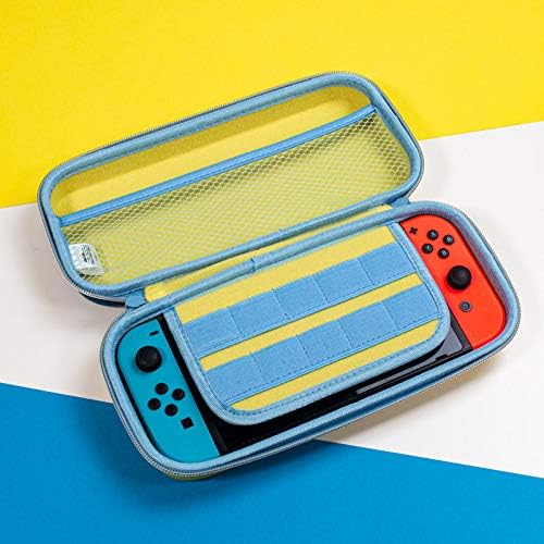Numskull Funda de viaje rígida para Nintendo Switch y OLED modelo 2021, se adapta a 10 juegos y accesorios