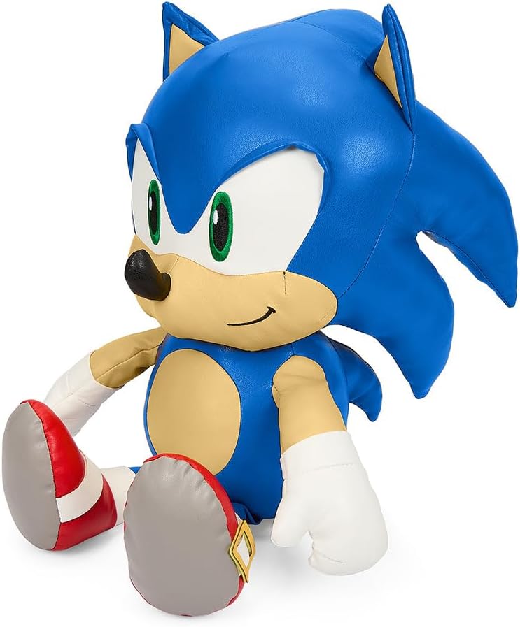 Kidrobot Sonic The Hedgehog – Peluche de piel sintética de 16 pulgadas