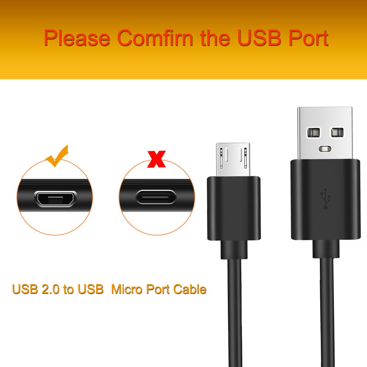 Cargador de cable micro USB compatible con SoundLink RevolveRevolve Plus, Bose SoundLink Color I II IIIMini II, altavoz portátil, cable de carga de