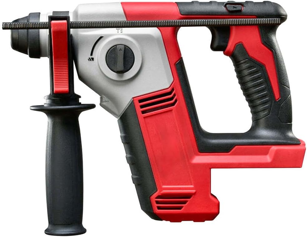 Para Milwaukee 2612-20 M18 18V 58 “SDS Plus Martillo giratorio con varilla de profundidad, con radio y luz