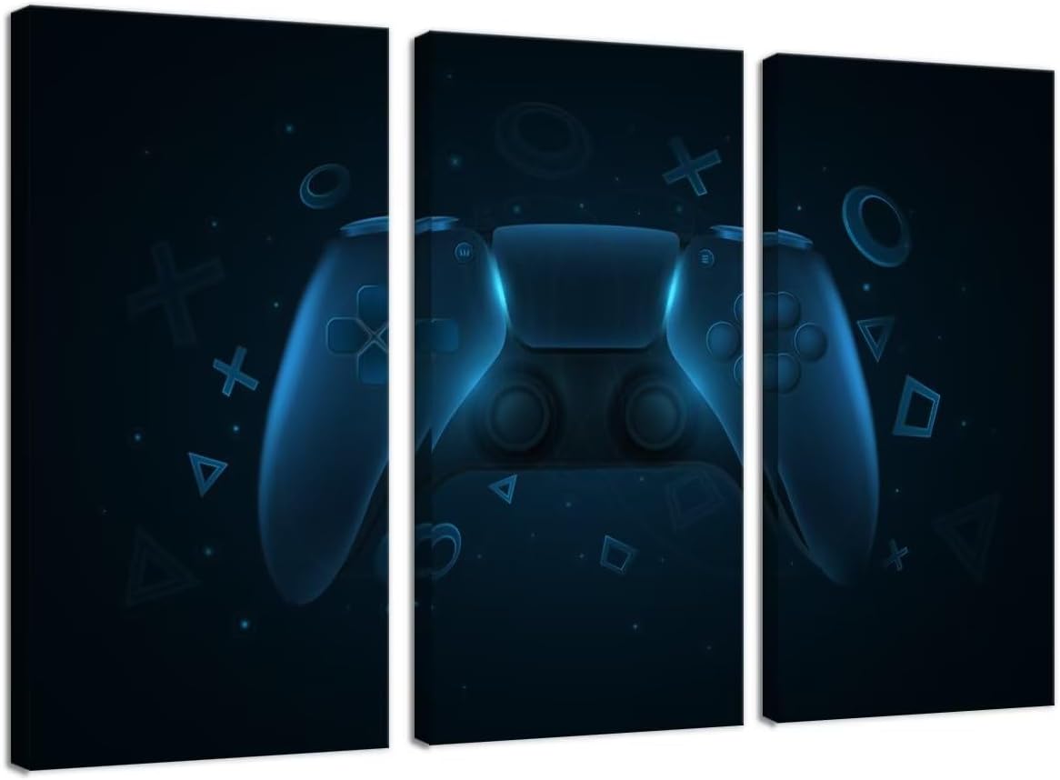 Decoración de pared para sala de juegos, lienzo, arte de pared para sala de estar, dormitorio, baño, decoración del hogar, póster de juego, obras de