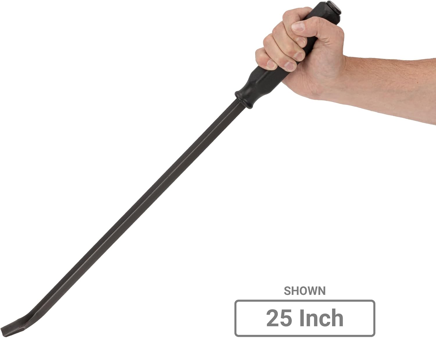 TEKTON Juego de barra de palanca con mango de extremo en ángulo con colgador de pared, 3 piezas (12, 17, 25 pulgadas)  LSQ96501