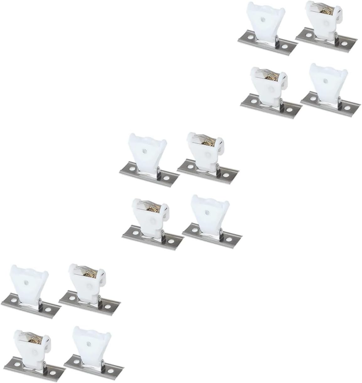 Artibetter 12 piezas de cerradura ciega veneciana romana con mecanismo de bloqueo de cable para persianas romanas, kit de repuesto para persianas
