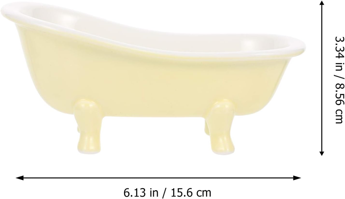 Hemoton Taza de cerveza, taza de whisky, cuenco de postre de cerámica, plato de helado en forma de bañera, 6.8 fl oz, platos pequeños de