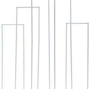 Fecoi – Juego de 5 arcos de boda de metal, soportes de flores blancas, soporte de telón de fondo para boda, fiesta, celemonia, novia, decoración Fecoi – Juego de 5 arcos de boda de metal, soportes de flores blancas, soporte de telón de fondo para boda, fiesta, celemonia, novia, decoración