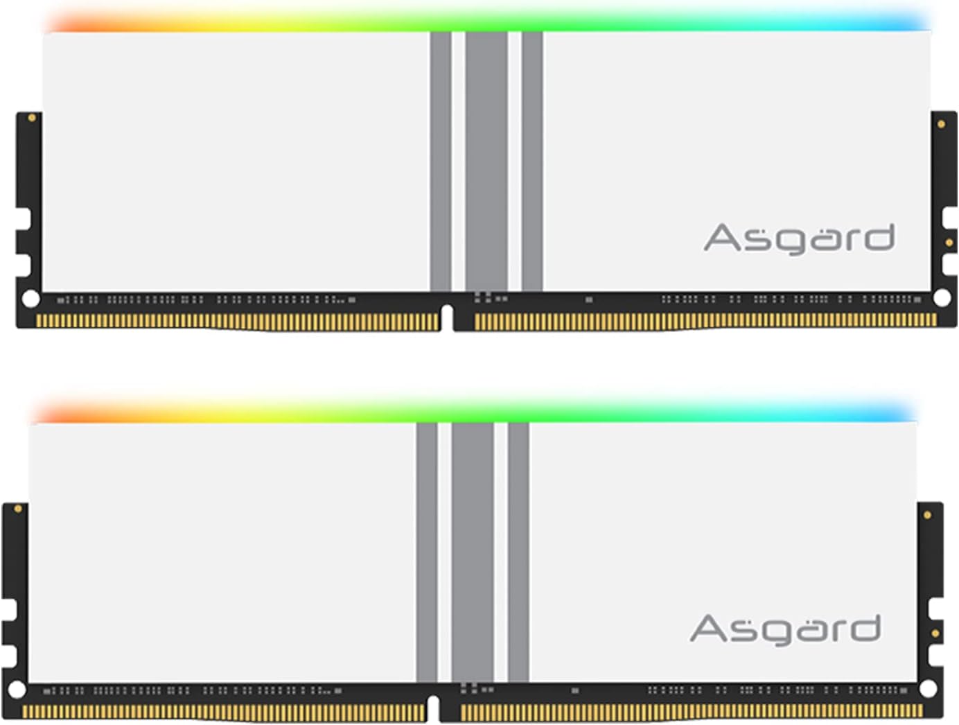 DDR4 Ram Asgard Valkyrie Series 16 GB (2 x 8 GB) 288 pines DRAM DDR4 3600 CL18-22-22-42 1.35V Modelo de memoria de escritorio de doble canal – Blanco