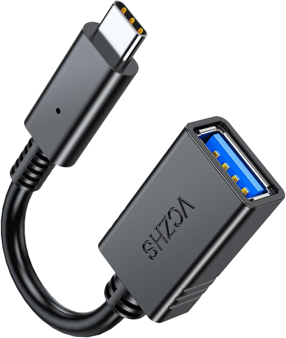 Adaptador USB C a USB, USB C macho a USB 3.0 hembra, adaptador OTG cable Thunderbolt3 a USB compatible con MacBook ProAir 2022 2020, iPad Pro 2022,
